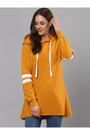 Campus Women Mustard Yellow T-shirt Dress