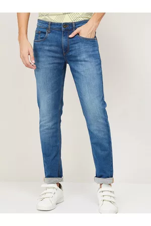 Lifestyle Men Blue Slim Fit Heavy Fade Jeans