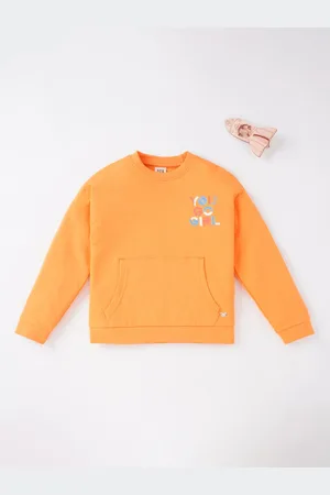 Ed-a-Mamma Girls Cotton Mustard Sweatshirt