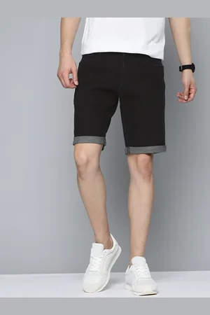Mast & Harbour Men Black Denim Shorts
