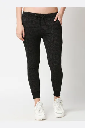 Bewakoof Women Black Printed Joggers