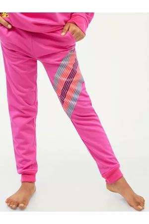 Frangipani Girls Pink Printed Jogger