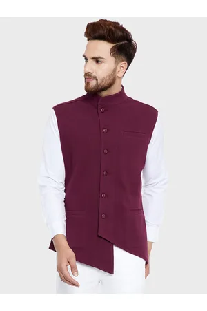Ethnic Wear for Mens | Sleeveless Nehru Jackets with Shirt