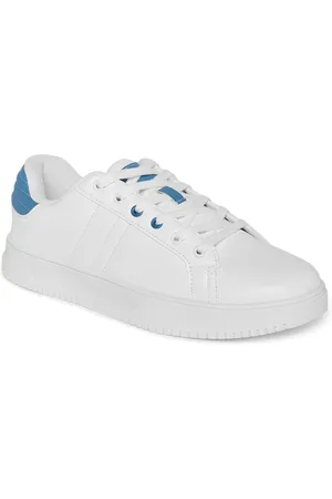 Pantaloons Men White PU Sneakers