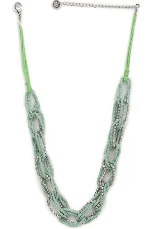 Forever 21 Green Layered Necklace