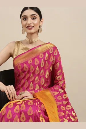 Buy Red Sarees for Women by Miss Beelee Online | Ajio.com