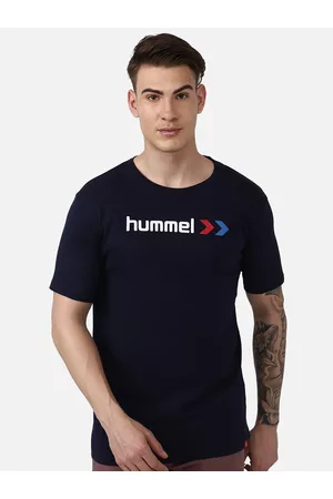 hummel Men Blue T-shirt (M) by Myntra