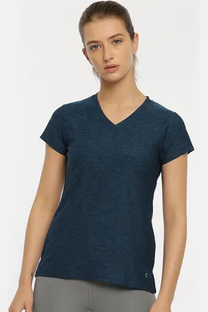 Kanvin Women Navy Blue Solid Lounge T-shirts