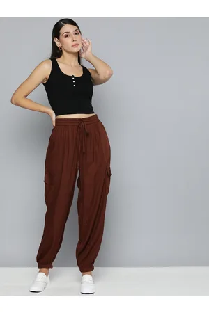 Chemistry Women Brown Solid Joggers