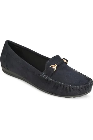 Rocia Women Blue Slip-On Sneakers