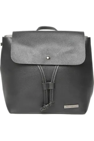 Lino Perros Lisa Haydon for Women Black Solid Backpack