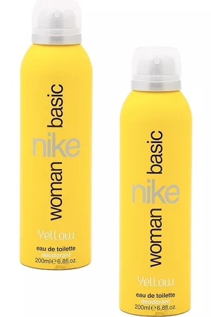 Nike Woman Pack Of 2 Basic Yellow Deodorant- 200ml Each