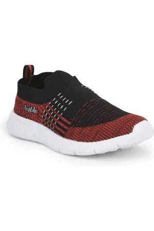 Liberty Unisex Kids Maroon Mesh Sports Non-Marking Shoes