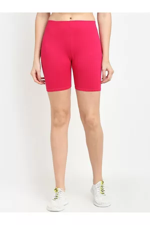 GRACIT Women Pink Cycling Sports Shorts