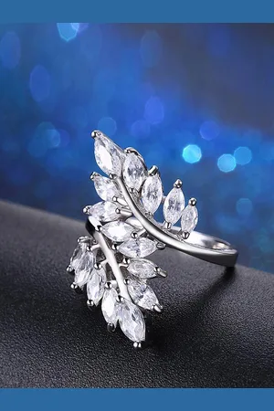 Jewels Galaxy Silver Silver-Plated Ring