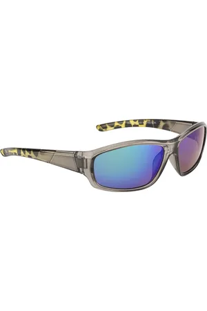 YK Kids Green Lens & Black Sports Sunglasses with UV Protected Lens--J7564