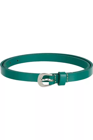 Aditi Wasan Women Green Solid Leather Belt