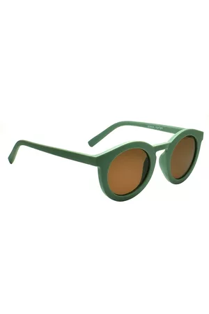 Peter Jones Eyewear Unisex Round Sunglasses with UV Protected Lens-13052GR