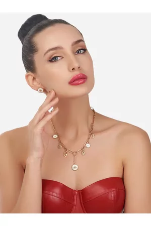 Ami Gold-Toned & White Gold-Plated Necklace