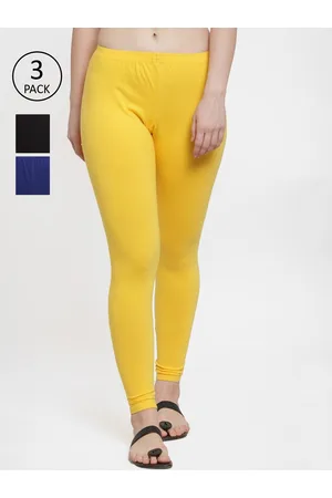 GRACIT Women Pack Of 3 Solid Ankle-Length Leggings