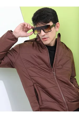 Highlander Men Brown Bomber Jacket