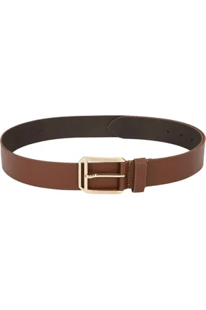 Louis Philippe Men Brown Leather Belt