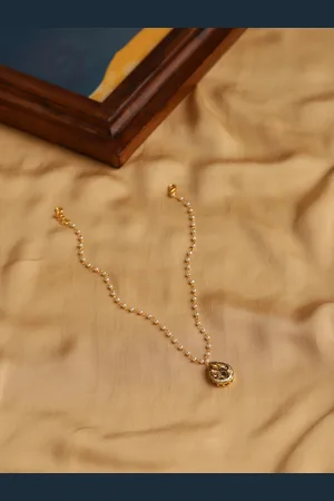 Ruby Raang Women Gold-Plated Chain Necklace