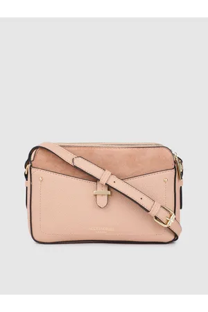 Accessorize Women Dusty Pink PU Structured Sling Bag
