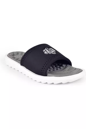 Liberty Women Navy Blue Printed Sliders