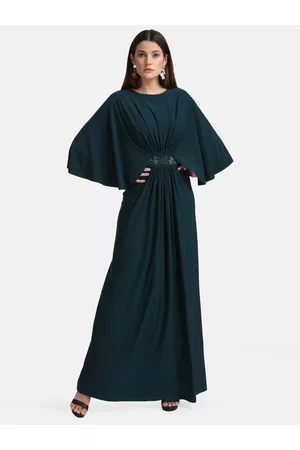 Kazo Teal Maxi Dress
