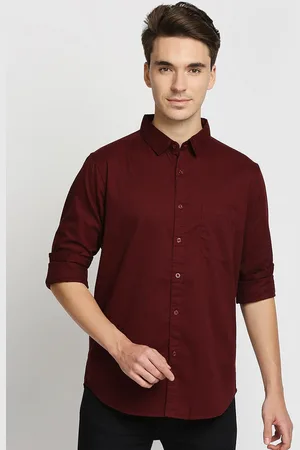 VALEN CLUB Men Slim Fit Pure Cotton Casual Shirt
