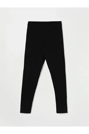 Lifestyle Girls Black Solid Ankle Length Legging