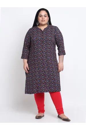 Pluss Floral Printed Kurta