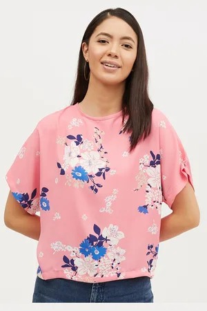 Harpa Women Pink Floral Printed Top