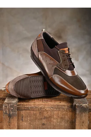 San Frissco Men Brown Sneakers