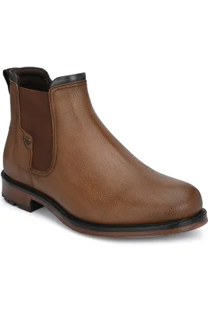 Delize Men Tan Flat Boots