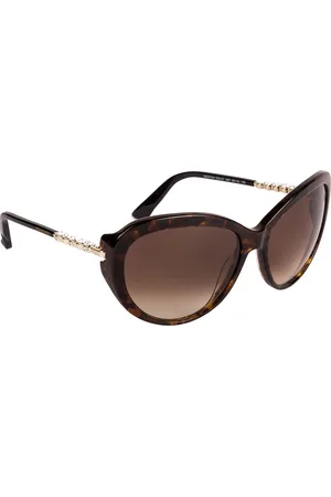 Swarovski Women Brown Cateye Sunglasses SK0067 60 56F