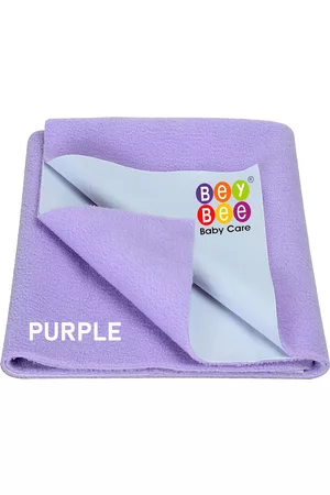 BeyBee Kid Purple Solid Extra Large Cotton Mattress Protector