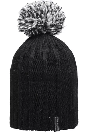 513 Clothing Women Black Self Designed Beanie Cap
