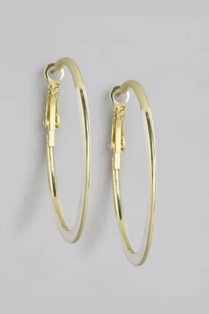 20Dresses Gold-Toned Circular Hoop Earrings
