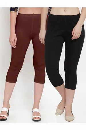 Jinfo Women Set of 2 Slim Fit Capris