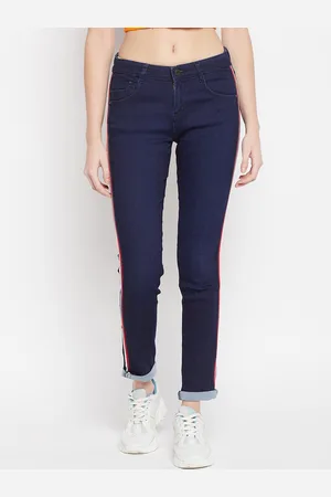 CANTABIL Women Blue Skinny Fit Low-Rise Stretchable Cotton Jeans