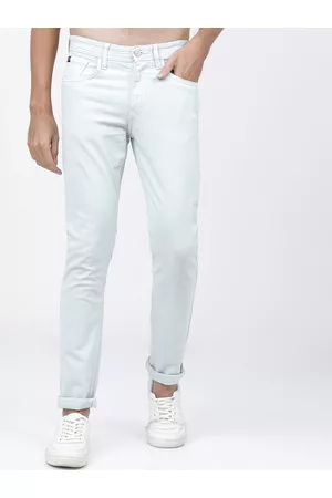 LocoMotive Men Blue Slim Fit Mid-Rise Clean Look Stretchable Jeans