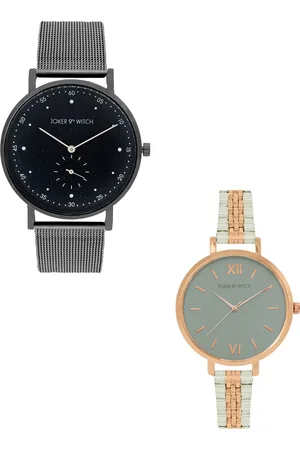 Joker & Witch Louis & Jessica Couple Watch Gift Set JWCW161