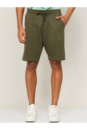 Lifestyle Men Olive Green Shorts