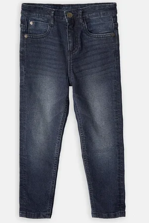 Angel & Rocket Boys Blue Comfort Light Fade Stretchable Cotton Jeans