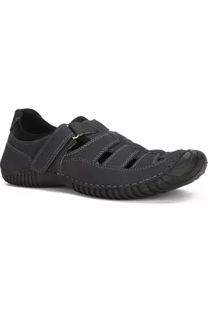 Bata Men Blue PU Fisherman Sandals