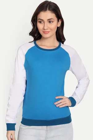 iki chic Women Blue Colourblocked T-shirt
