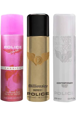 Police Set of 3 Deo - Men Millionaire + Men Contemporary + Women Passion - 200 ml Each