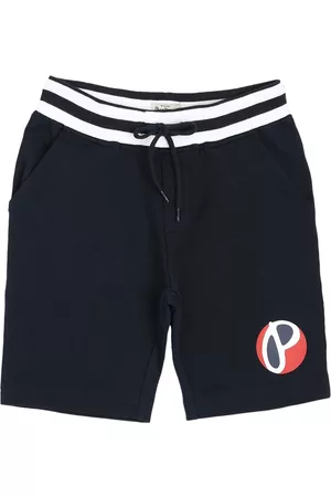 Pepe Jeans Boys Navy Blue Cotton Shorts